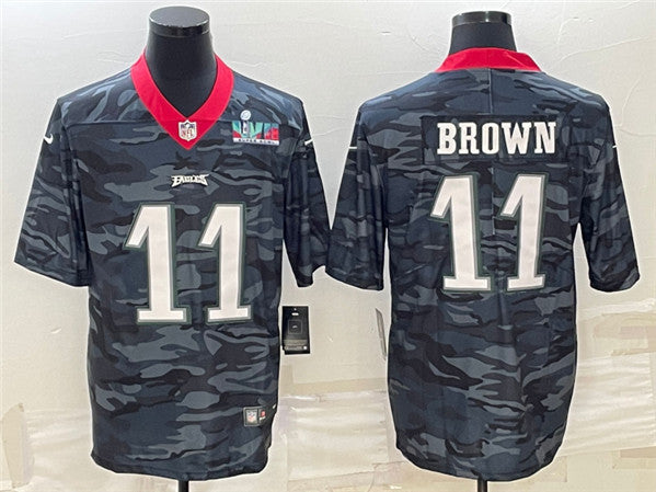 A J Philadelphia Eagles brown Camo jersey