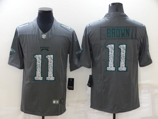 A J Philadelphia Eagles brown Fashion Static jersey