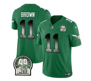 A J Philadelphia Eagles brown FUSE jersey