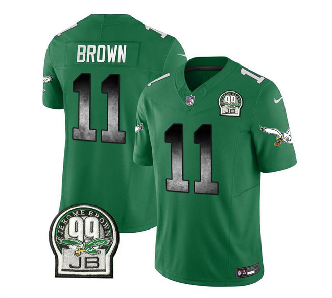 A J Philadelphia Eagles brown FUSE jersey