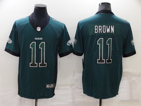 A J Philadelphia Eagles brown Color Rush jersey