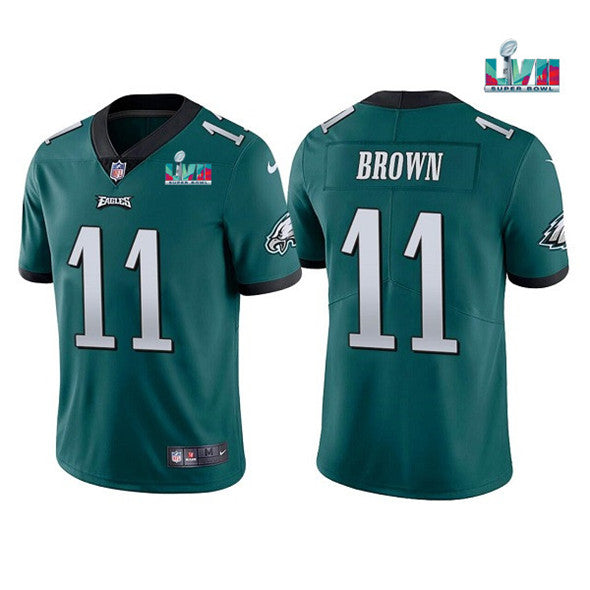 A J Philadelphia Eagles brown jersey