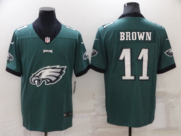 A J Philadelphia Eagles brown jersey