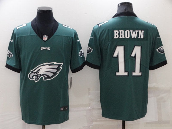 A J Philadelphia Eagles brown jersey
