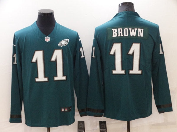 A J Philadelphia Eagles brown jersey