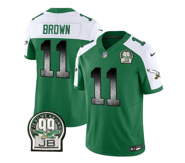 A J Philadelphia Eagles brown FUSE jersey