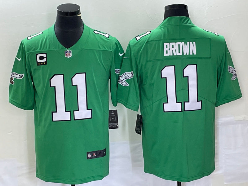 A J Philadelphia Eagles brown jersey