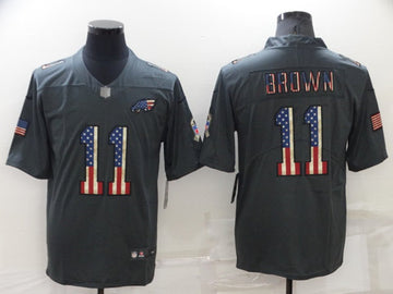 A J Philadelphia Eagles brown Salute To Service jersey