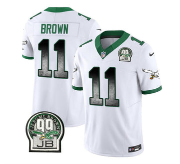 A J Philadelphia Eagles brown FUSE jersey