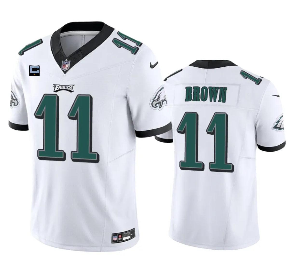 A J Philadelphia Eagles brown FUSE jersey