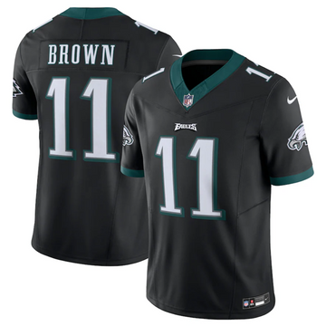 AJ Brown Philadelphia Eagles black FUSE jersey