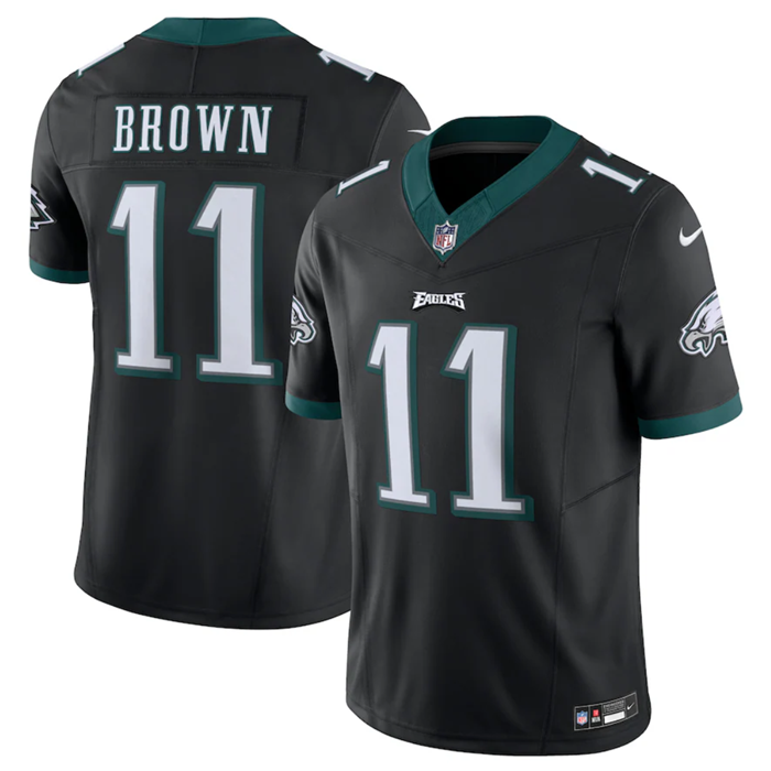 AJ Brown Philadelphia Eagles black FUSE jersey