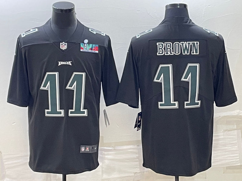 AJ Brown Philadelphia Eagles black jersey