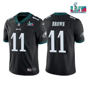 AJ Brown Philadelphia Eagles black jersey