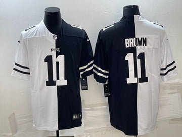 AJ Brown Philadelphia Eagles black Split jersey
