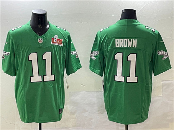 AJ Brown Philadelphia Eagles green FUSE jersey