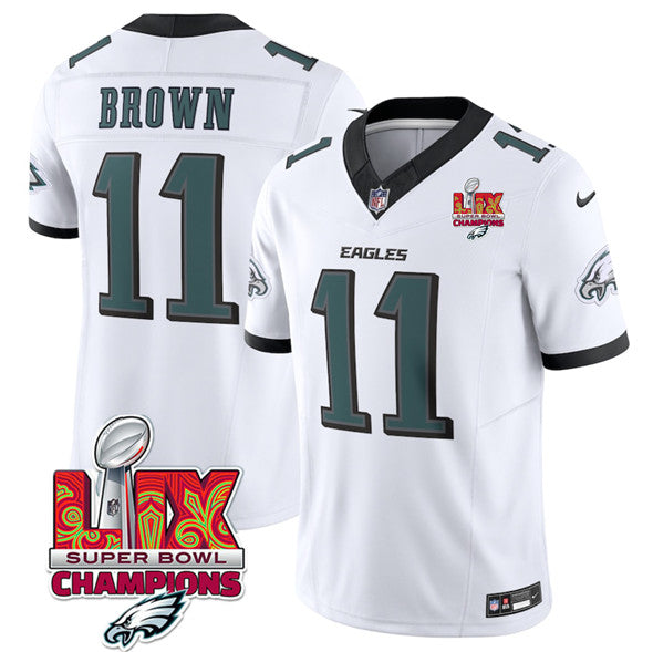 AJ Brown Philadelphia Eagles white FUSE jersey