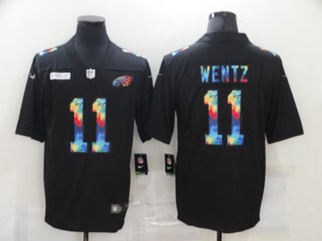 Carson Wentz Philadelphia Eagles black jersey