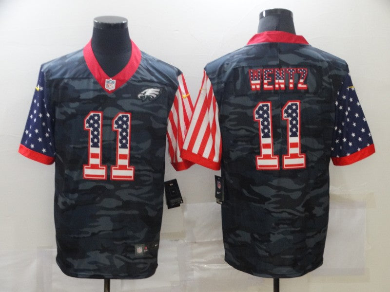 Carson Wentz Philadelphia Eagles camo Camo jersey