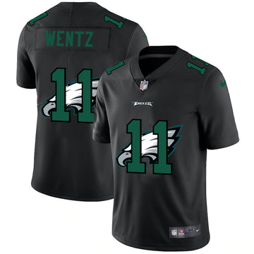 Carson Wentz Philadelphia Eagles black Shadow jersey