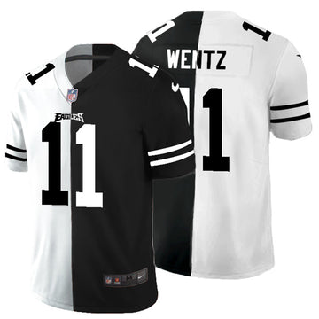 Carson Wentz Philadelphia Eagles black Split jersey