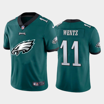 Carson Wentz Philadelphia Eagles green jersey