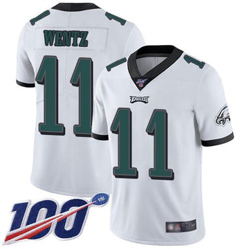 Carson Wentz Philadelphia Eagles white jersey