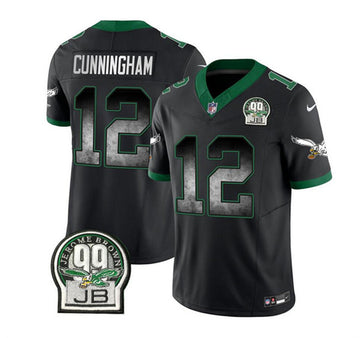 Randall Cunningham Philadelphia Eagles black FUSE jersey