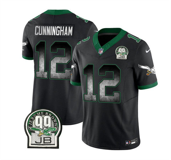 Randall Cunningham Philadelphia Eagles black FUSE jersey