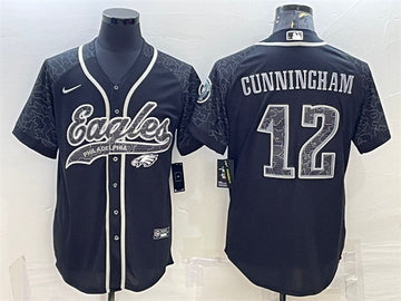 Randall Cunningham Philadelphia Eagles black jersey