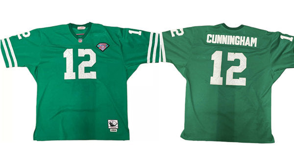 Randall Cunningham Philadelphia Eagles green jersey