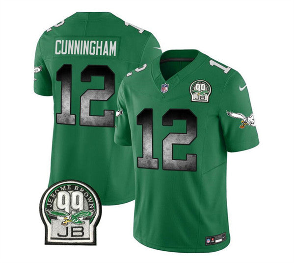 Randall Cunningham Philadelphia Eagles green FUSE jersey