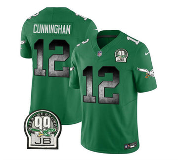 Randall Cunningham Philadelphia Eagles green FUSE jersey
