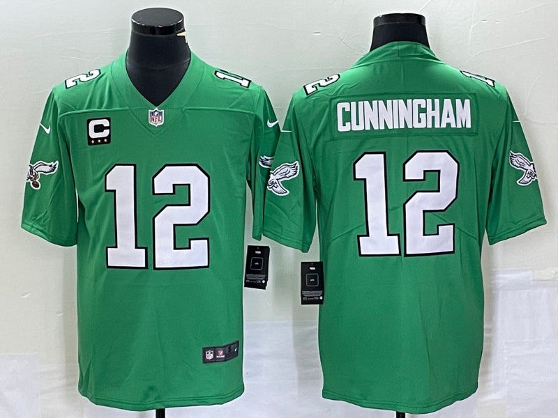 Randall Cunningham Philadelphia Eagles green jersey