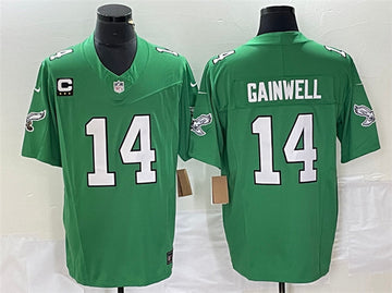 Kenneth Gainwell Philadelphia Eagles green FUSE jersey