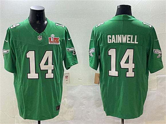 Kenneth Gainwell Philadelphia Eagles green FUSE jersey