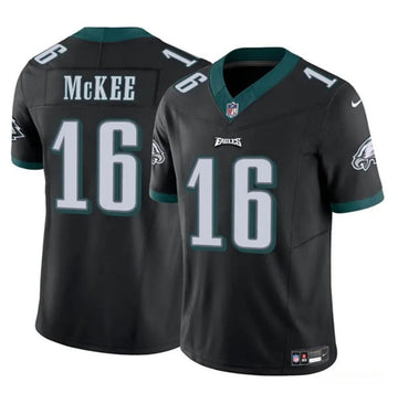 Tanner McKee Philadelphia Eagles black FUSE jersey