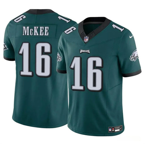 Tanner McKee Philadelphia Eagles green FUSE jersey