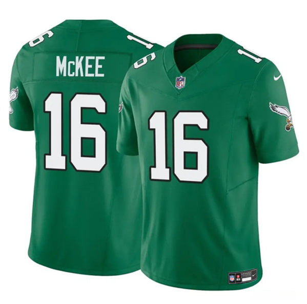 Tanner McKee Philadelphia Eagles green FUSE jersey