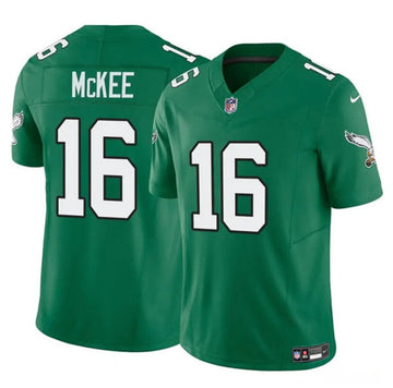 Tanner McKee Philadelphia Eagles green FUSE jersey