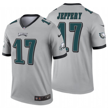 Alshon Jeffery Philadelphia Eagles silver Inverted Legend jersey