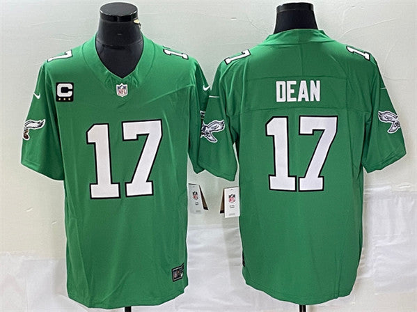 Nakobe Dean Philadelphia Eagles green FUSE jersey