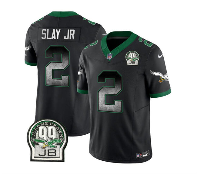 Darius Slay JR Philadelphia Eagles black FUSE jersey