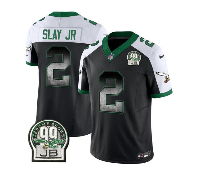 Darius Slay JR Philadelphia Eagles black-white FUSE jersey