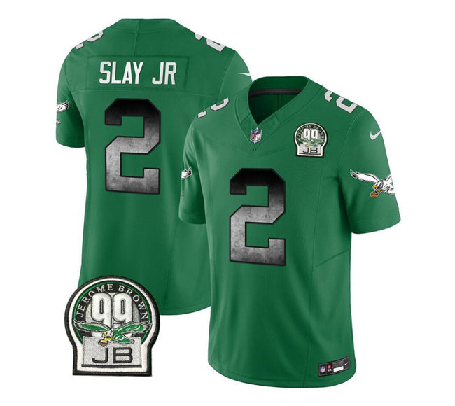 Darius Slay JR Philadelphia Eagles green FUSE jersey