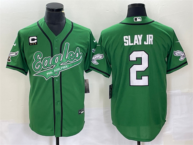 Darius Slay JR Philadelphia Eagles green jersey