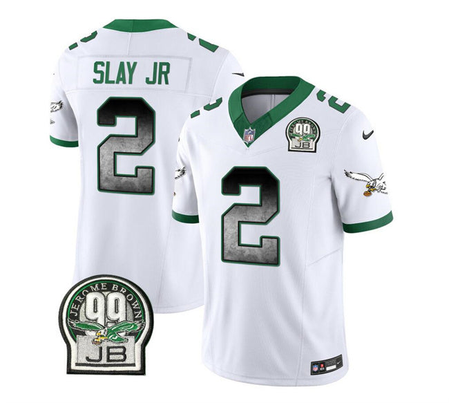 Darius Slay JR Philadelphia Eagles white FUSE jersey