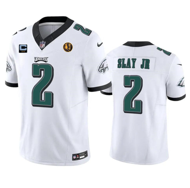 Darius Slay JR Philadelphia Eagles white FUSE jersey
