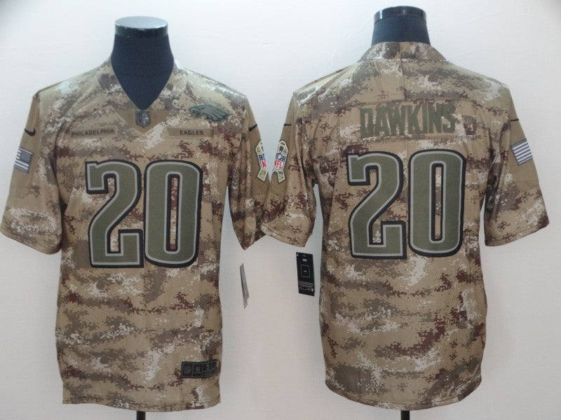 Brian Dawkins Philadelphia Eagles camo Salute To Service jersey