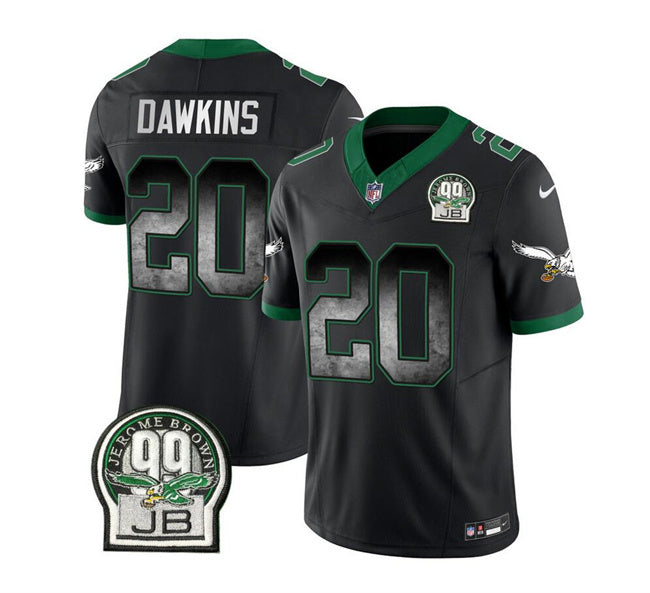 Brian Dawkins Philadelphia Eagles black FUSE jersey